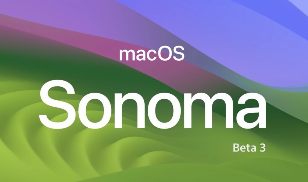 macOS Sonoma beta 3 (23A5286g) 전체 프로그램 다운로드(23/07/05일자)