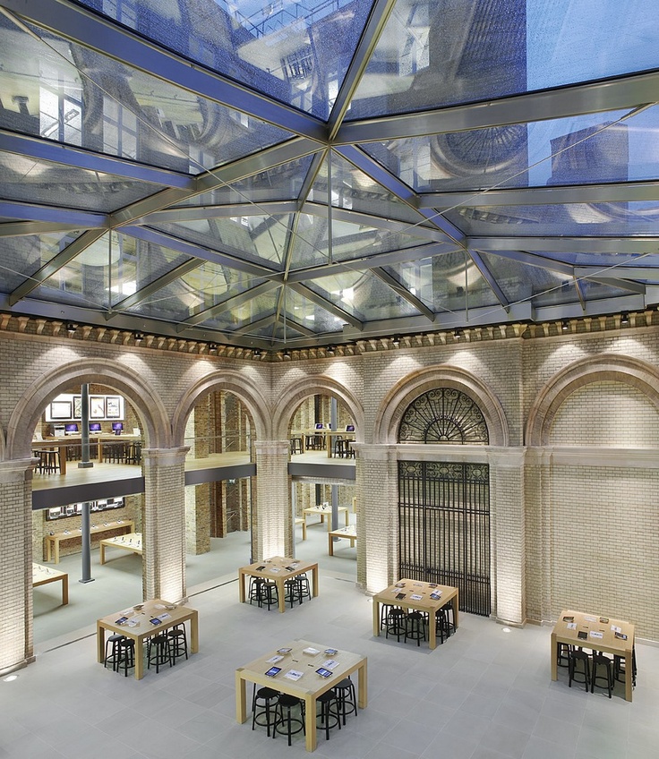 Apple Store in Covent Garden, London by Bohlin Cywinski Jackson Architects: