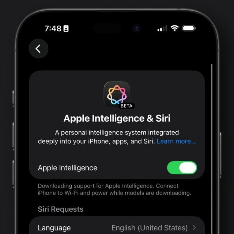 iOS 26 베타에서 애플 AI를 사용할 수 없는 문제 발생하고 있어