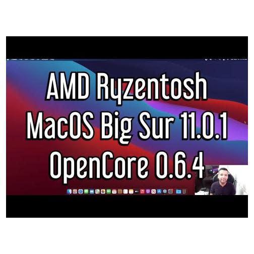 Ryzen 2600 MSI B450M 박격포 MAX Opencore 0.6.5 BigSur 설치완료!!