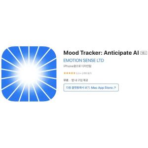 [iOS] Mood Tracker: Anticipate AI (인앱 평생 무료/무료)