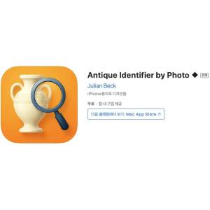 [iOS] Antique Identifier by Photo (인앱 평생 무료/무료)
