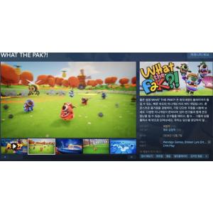 [Steam] WHAT THE PAK?! (무료/무료)
