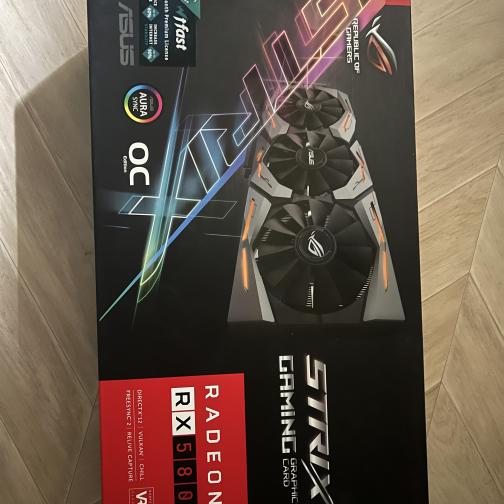 Asus Rx580 strix gaming oc 8gb