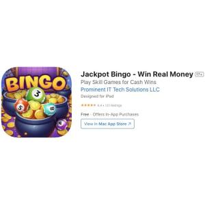 [iOS] Jackpot Bingo - Win Real Money (인앱 평생 무료/무료)
