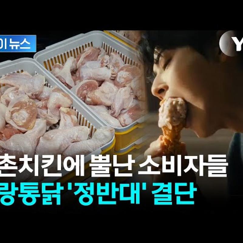 "교촌치킨 꼼수" 싸늘한 여론 속...노랑통닭 '파격 결단'