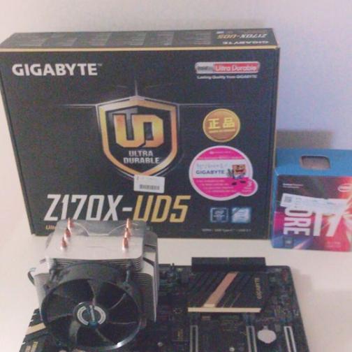 i7 6700k + 기가바이트 z170x-ud5 + 써모랩 바다 팝니다.