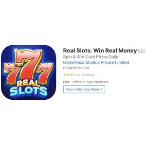 [iOS] Real Slots: Win Real Money (인앱 평생 무료/무료)